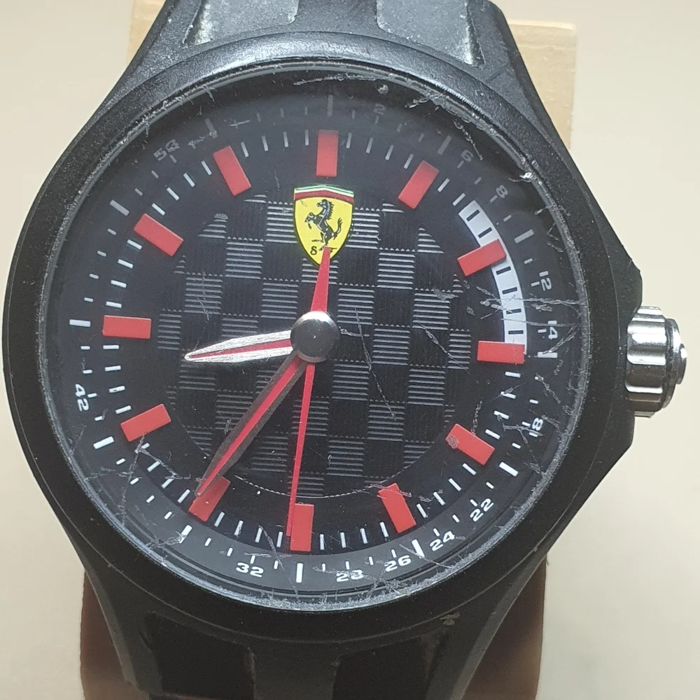 Scuderia Ferrari Pit Crew Black/Red Men's Watch *Send Offers*
